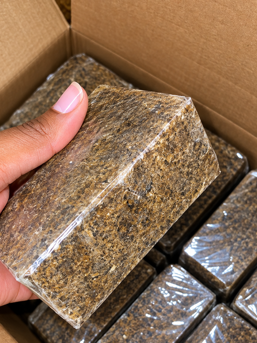 Savon Noir du Nigeria – 100 % Brut & Naturel